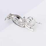 925 Sterling Silver Bird Charms Pendant for Necklace