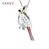 925 Sterling Silver Bird Charms Pendant for Necklace