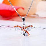 925 Silver Bow Pearl Pendant Mounting Jewelry SP417SB