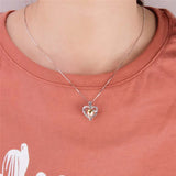 925 Sterling Silver Elephant Pendant Necklace