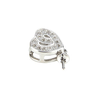 925 Silver Double Heart Pendant for Women SP093SB