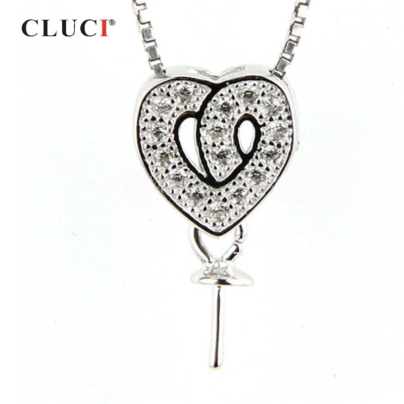 925 Silver Double Heart Pendant for Women SP093SB