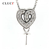 925 Silver Double Heart Pendant for Women SP093SB