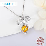 Dragon Charms Pendant Silver 925 Jewelry for Women