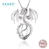 Dragon Charms Pendant Silver 925 Jewelry for Women