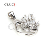 925 Silver Peafowl Pendant Mounting for Women