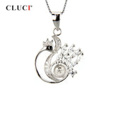 925 Silver Peafowl Pendant Mounting for Women