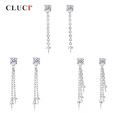 925 Silver Pearl Earring Mounting for Women Wedding