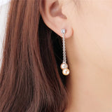 925 Silver Pearl Earring Mounting for Women Wedding
