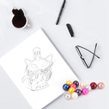 925 Silver Halloween Cat Pearl Cage Pendant