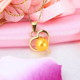 Heart Flower Charm Pendant 925 Sterling Silver Mounting for Necklace Making