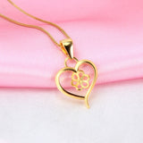 Heart Flower Charm Pendant 925 Sterling Silver Mounting for Necklace Making