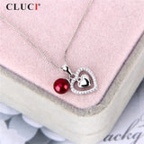 Sterling Silver Heart Love Pendant Christmas Pendant