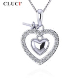 Sterling Silver Heart Love Pendant Christmas Pendant