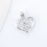 925 Silver Pearl Locket Pendant for Women Necklace Making Mother's Gift
