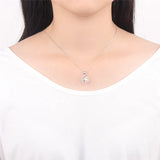 925 Sterling Silver High Heels Pendant for Women Jewelry