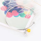 Silver 925 Love Letter Pearl Pendant Mounting for Necklace