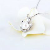 925 Sterling Silver Cat Pearl Pendant Mounting SP332SB