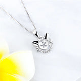 925 Sterling Silver Cat Pearl Pendant Mounting SP332SB