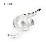 Silver 925 Music Note Pearl Pendant Mounting Women Jewelry Making