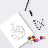 Flying Witch Sterling Silver Pendant with Pearl Locket