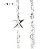 Silver 925 Pearl Bracelet Mounting Women Jewelry Making Star Bracelet