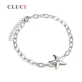 Silver 925 Pearl Bracelet Mounting Women Jewelry Making Star Bracelet