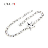 Silver 925 Pearl Bracelet Mounting Women Jewelry Making Star Bracelet