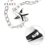 Silver 925 Pearl Bracelet Mounting Women Jewelry Making Star Bracelet