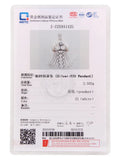 925 Sterling Silver Jellyfish Pearl Cage Pendant for Women