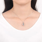 Silver 925 Pearl Locket Pendant Conch Shaped Charms Sterling Silver