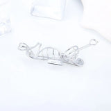 925 Sterling Silver Seahorse Pearl Locket Pendant Necklace