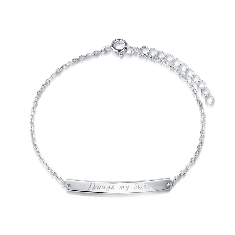 Love Heart Angel Swing 925 Silver Pendant Bracelet