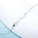 Love Heart Angel Swing 925 Silver Pendant Bracelet