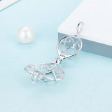 925 Silver Heart Wish Pearl Cage Locket SC105SB