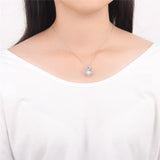 925 Silver Heart Wish Pearl Cage Locket SC105SB
