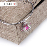 Silver 925 Round Adjustable Bracelet for Women Jewelry Making