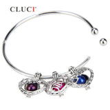 Silver 925 Round Adjustable Bracelet for Women Jewelry Making