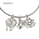 Silver 925 Round Adjustable Bracelet for Women Jewelry Making