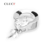 925 Silver Round Pearl Pendant Mounting SP101SB