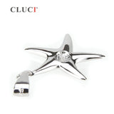 925 Silver Starfish Charm Pendant for Women Necklace SP024SB
