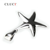 925 Silver Starfish Charm Pendant for Women Necklace SP024SB