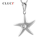 925 Silver Starfish Charm Pendant for Women Necklace SP024SB