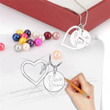 Silver 925 Love Heart Pendant Necklace Jewelry SP282SB