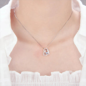 Heart Shaped Zircon 925 Sterling Silver Pendant