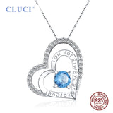 Heart Shaped Zircon 925 Sterling Silver Pendant
