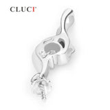925 Silver Zircon Pendant for Women Jewelry Making SP102SB