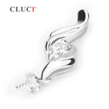 925 Silver Zircon Pendant for Women Jewelry Making SP102SB