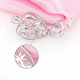 Silver Heart Shaped Cage Pendant 925 Sterling Silver SC252SB