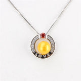 925 Sterling Silver Romantic Zircon Charms Pendant for Women
